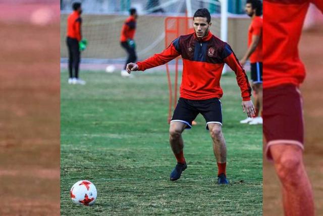 نشر اللاعب رمضان صبحي صورة من مرانه مع الأهلي - صورة أرشيفية