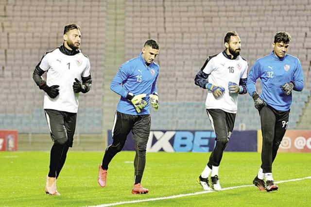 جنش وعواد وأبوجبل فى أحد تدريبات الزمالك - صورة أرشيفية