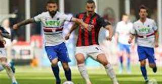 شوط أول سلبي بين ميلان وسامبدوريا في الدوري الإيطالي