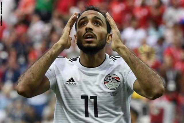 محمود كهربا بقميص المنتخب الوطني - صورة أرشيفية