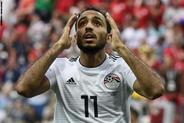 محمود كهربا بقميص المنتخب الوطني  - صورة أرشيفية