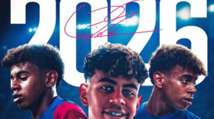 برشلونة يمدد عقد لامين يامال حتى 2026 بشرط جزائى مليار يورو