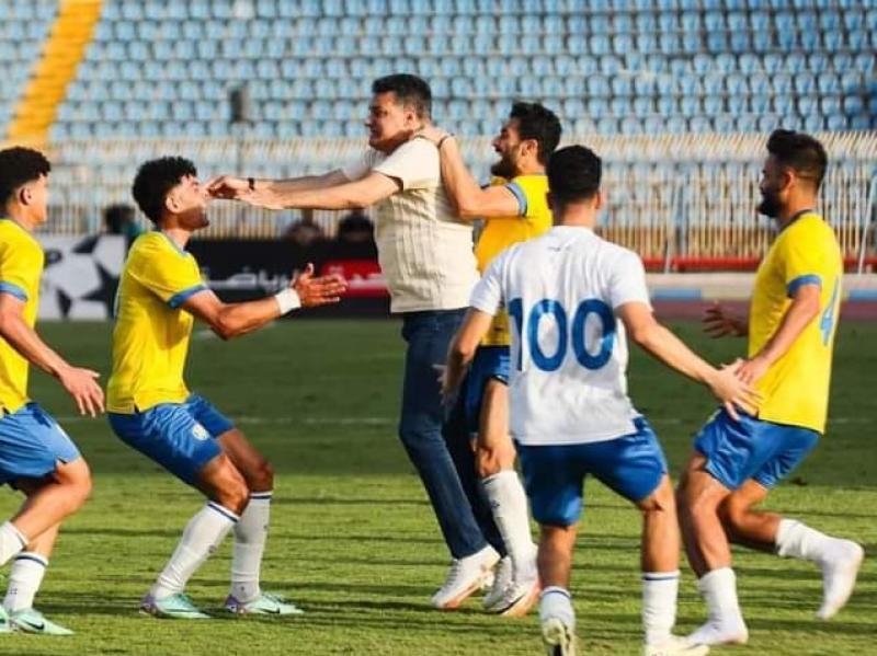 فرحة إيهاب جلال بالفوز علي الداخلية