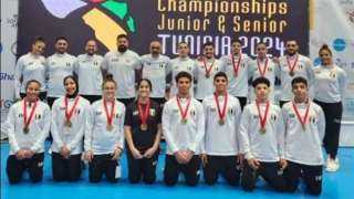 منتخب مصر يُتوج بلقب بطولة أفريقيا لجمباز الترامبولين بتونس