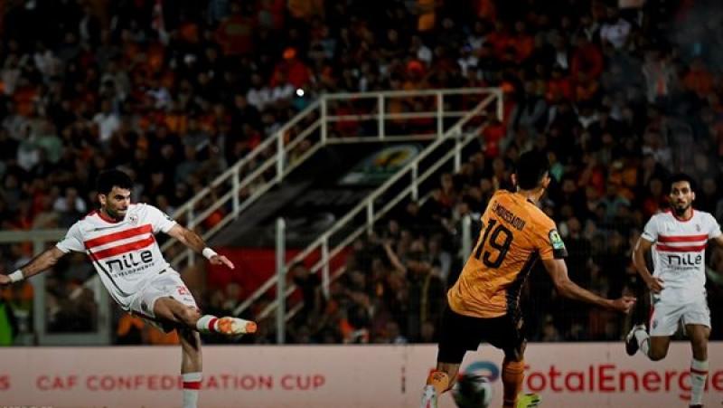 الزمالك خسر أمام نهضة بركان في مباراة الذهاب أمس
