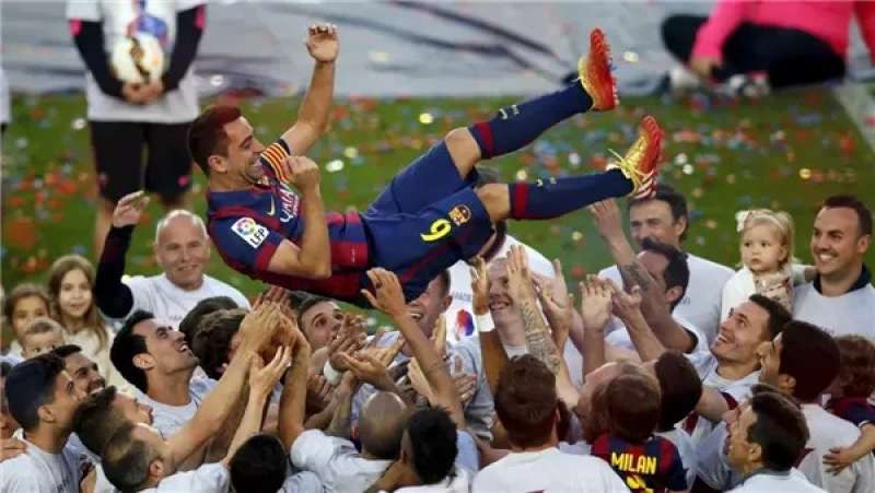 تشافي مع برشلونة
