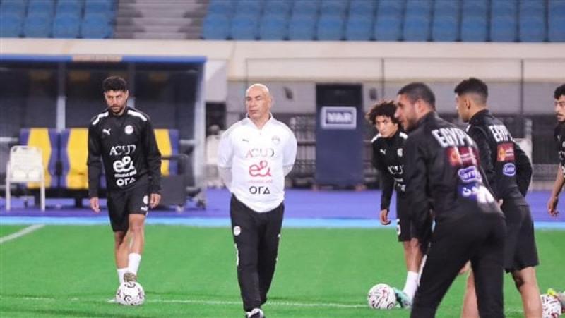 منتخب مصر في مران سابق