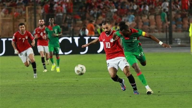خلال مباراة منتخب مصر و بوركينا فاسو