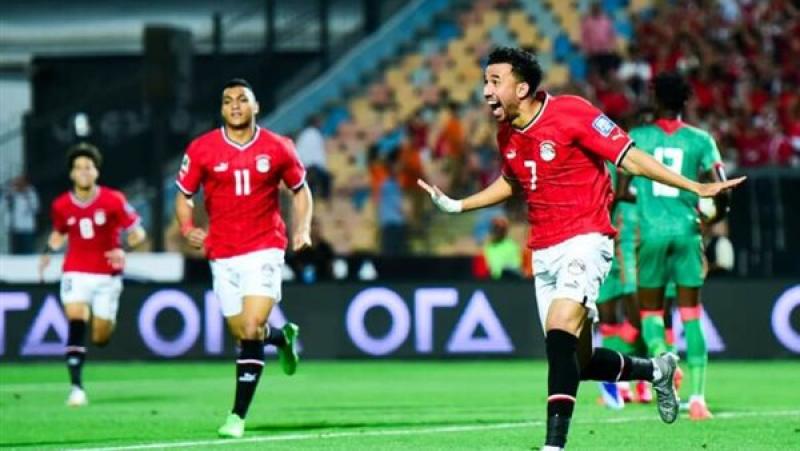 محمود تريزيجيه سجل هدفين في مرمى بوركينا فاسو