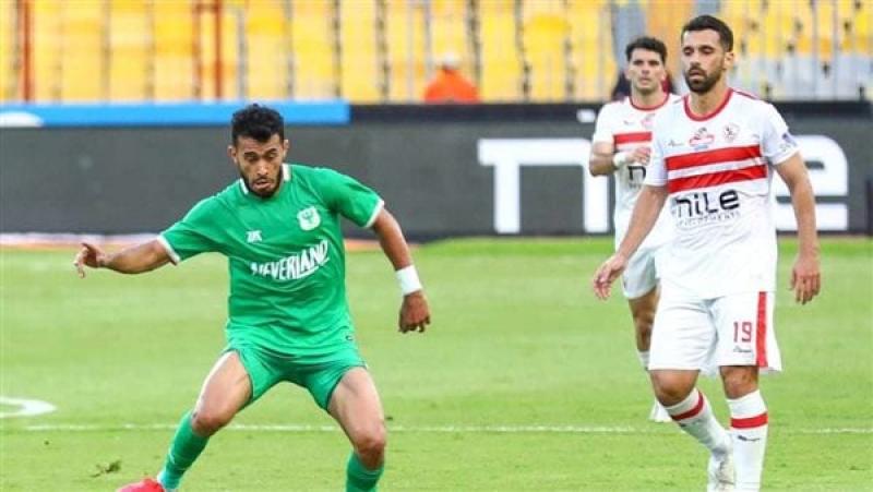 عبدالله السعيد فى مباراة الزمالك والمصري