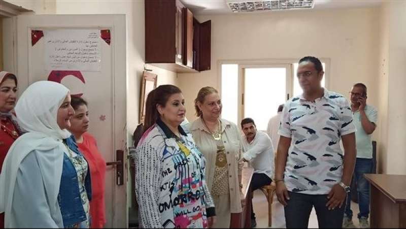 خلال جولة الدكتورة صفاء الشريف وكيل وزارة الشباب والرياضة