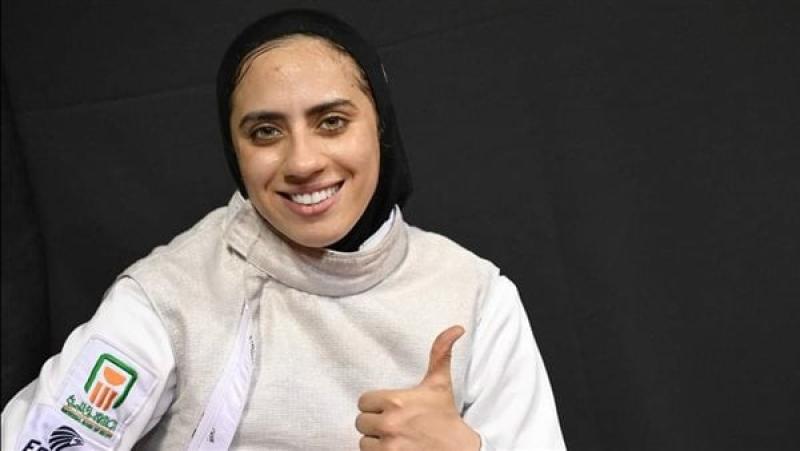 يارا الشرقاوي لاعبة منتخب السلاح